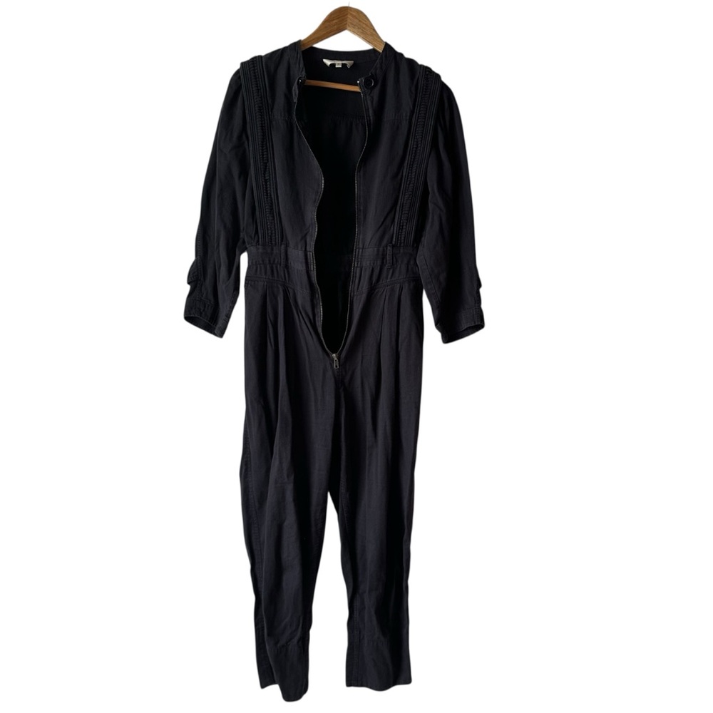 Sea New York Black Long Sleeve Utility Jumpsuit Size 4 - Picture 3 of 11